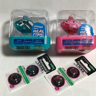 ロボフィッシュ＆ボタン電池(2個セット)の画像