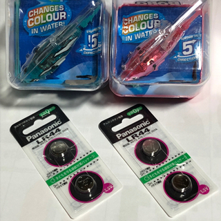 ロボフィッシュ＆ボタン電池(2個セット)の画像