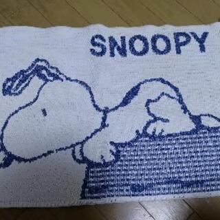 SNOOPY　バスマット　2枚の画像