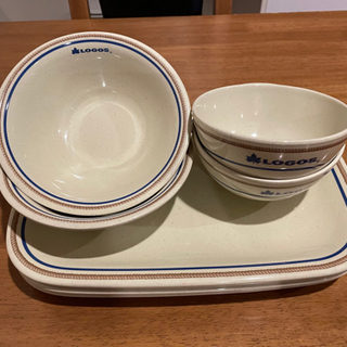 ★LOGOS ロゴス　キャンプ用　食器セット