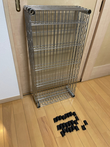スチールラック天板（幅91 奥行46cm）×4枚＋取付パーツ