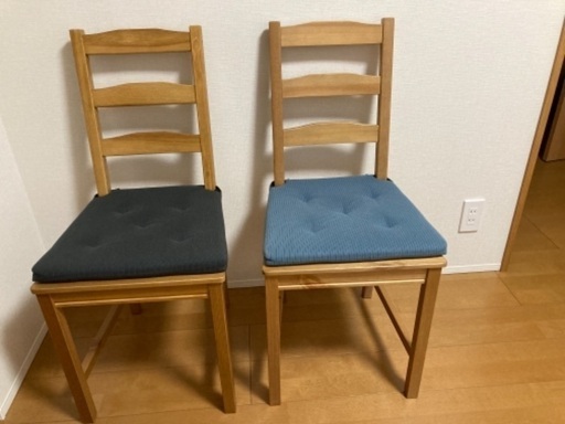 IKEAダイニングチェアー×2