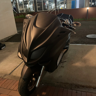 【YAMAHAマジェスティーc】SG03J マットブラック　カス...