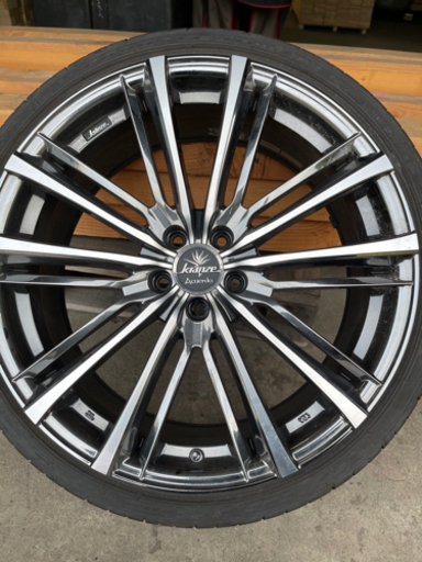 クレンツェ　アクエルドタイヤホイール4本　19インチ　100の5穴