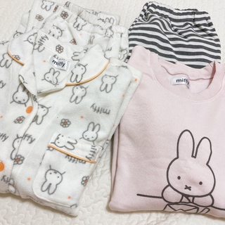 ミッフィーパジャマ 試着のみ 2着セット ボリスの画像