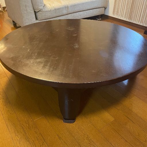 古家具　丸座卓