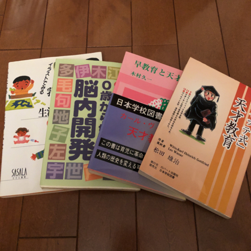 引取限定　家庭保育園第一教室　積木と絵本すくすく館セット