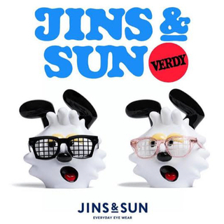 JINS＆SUN×VERDY 限定アイウエアスタンドセット　ピンク　nigo