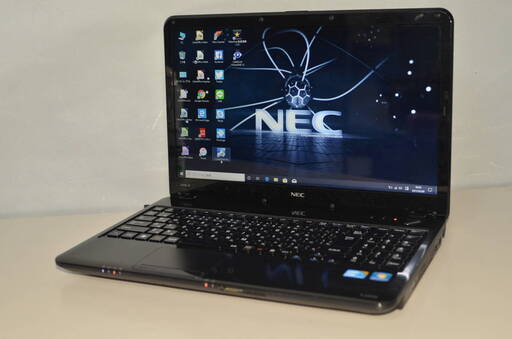 中古ノートパソコン Windows10+office 大容量HDD750GB NEC LS550/D core i5/4GB/15.6インチ/ブルーレイ/無線/テンキー/便利なソフト多数