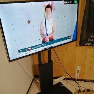 TCL 43インチ　4K液晶テレビ ※テレビスタンド付け TCL（純正品） 液晶テレビ用 スタンドセット ST-009 ： 43P8B
