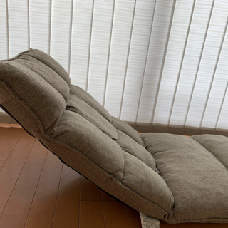 リクライニングソファ(低反発)  ニトリの画像