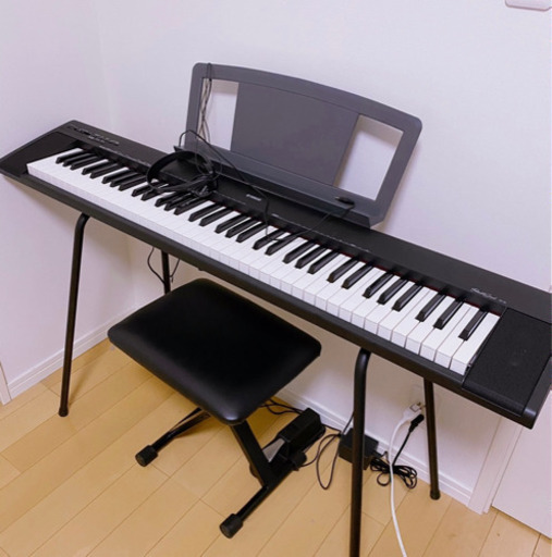 ヤマハ　値下げ交渉可　ポータブルグランド　NP30【椅子・ヘッドフォン・ペダル付き】
