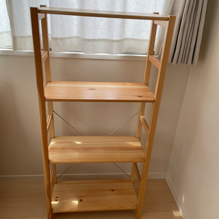 無印　シェルフ　パイン材