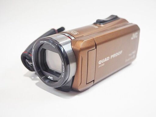 【苫小牧バナナ】JVC/ビクター GZ-R400 ハイビジョンメモリームービー EVERIO 32GB ライトブラウン 中古 動作確認済み♪