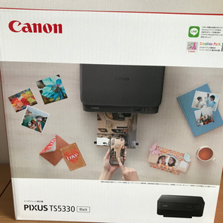 プリンター　canon pixusTS55330  ブラック（未使用品）