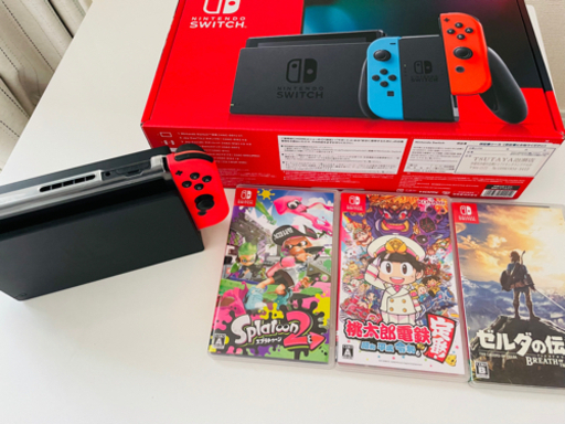 Nintendo Switch本体＋人気ソフト3本セット