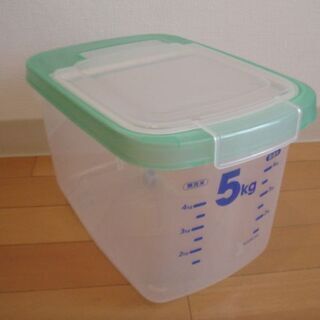 米びつ５㎏ プラスチック製