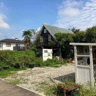 　別荘　アトリエ　天井まで８ｍの吹き抜け漆喰壁　杉腰板 − 埼玉県