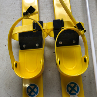 ゼビオ　ジュニアスキーセット　黄色の画像