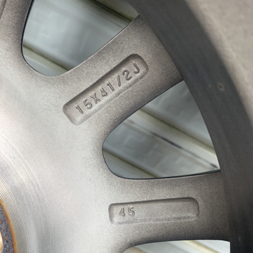 ホンダ　N-BOX ホイール15インチブラックスタイル