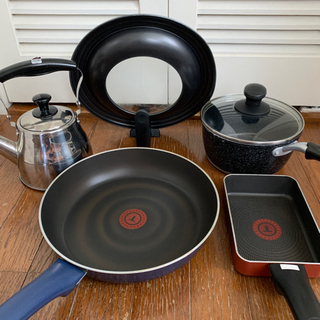T-fal フライパン 片手鍋 やかん 調理器具の画像