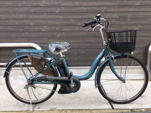 地域限定送料無料　ヤマハ　パス　ナチュラ　新基準　子供乗せ　12,3AH　青系　アシスタ　ビビ　神戸市　電動自転車