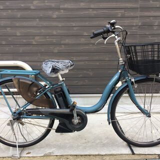 地域限定送料無料　パス　ナチュラ　12,3AH　子供乗せ　紺　神戸　電動自転車 地域限定送料無料 パス ナチュラ 12,3AH 子供乗せ 紺 神戸 電動自転車