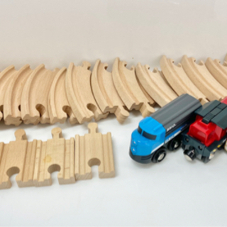 【欠品なし】木製玩具  ブリオ カーゴレールデラックスデラックスセットの画像