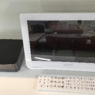 【愛品館江戸川店】シャープ：ポータブル液晶テレビ 「2T-C12AF-B」（2019年製）ID：131-019007-007