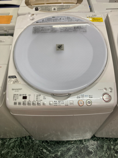 SALE シャープ 洗濯乾燥機 タテ型 穴なし槽　リサイクルショップ宮崎屋住吉店　　21.09.11 y