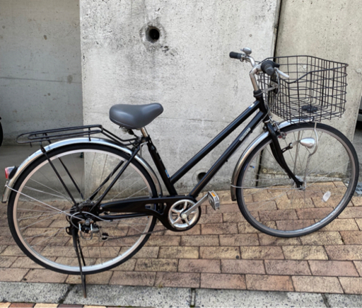 自転車　27インチ　6速ギア　ashahi  通学　通勤