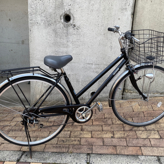 自転車　27インチ　6速ギア　ashahi  通学　通勤