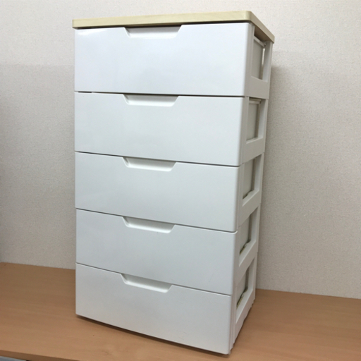 5段引き出し式収納ケース 衣装ケース