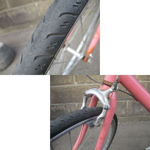 クロスバイク 26インチ 7段変速 ピンク メーカー不明 自転車 札幌市東