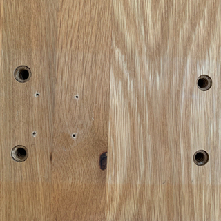 無垢集成材のテーブル天板　の画像