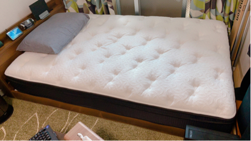 大塚家具 セミダブルベッド【元値11万円/ほぼ新品】