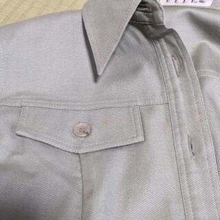 ＥＬＬEエルのかっちりめグリーンシャツの画像