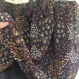 値下げ 秋物　Mサイズ　joky gal 切り替え　ニット　ワンピースの画像