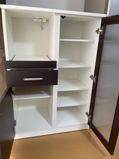 キッチンボード 幅80✖️高さ115㎝【美品】食器棚