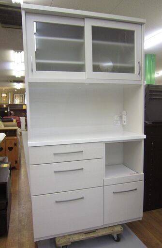 R221 NITORI キッチンボード、食器棚、幅100cm 美品