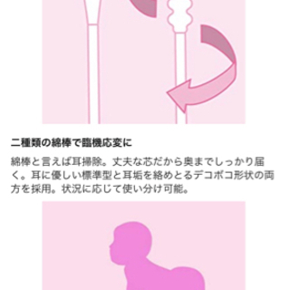 ベビー綿棒　2wayの画像