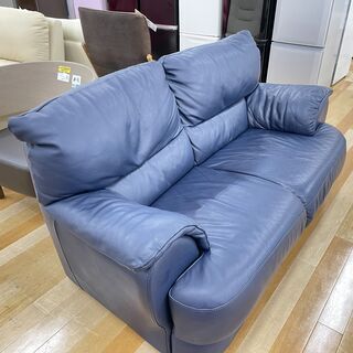 2人掛けソファー contempo ネイビー【トレファク岸和田店】