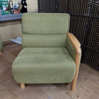 値下げしました！　島忠　セパレート　コーナーソファー３点セット　緑　布地【愛品倶楽部柏店】の画像