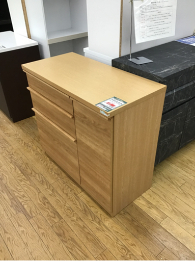 KI-63【ご来店頂ける方限定】河口家具製作所　オーク材　キッチンカウンター