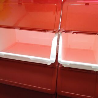 ニトリ　収納ケース　Nフラッテ本体+フタセット「 レギュラー×3セット」「ハーフ×3セット」の画像