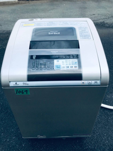 ✨乾燥機能付き✨‼️9.0kg‼️1067番 HITACHI✨日立電気洗濯乾燥機✨BW-D9PV‼️