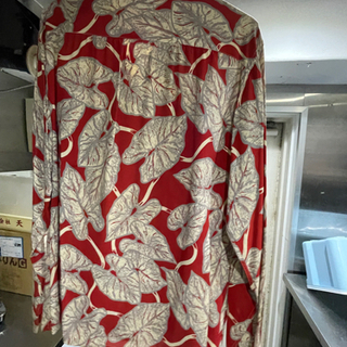 dunhill brand 長袖　アロハシャツ　の画像