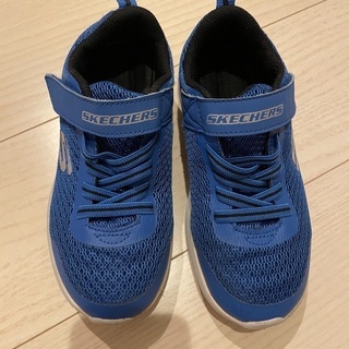 スケッチャーズ　スニーカー　青　男の子