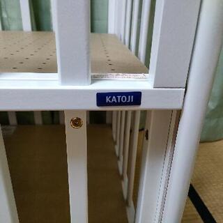 KATOJI ベビーベッド ミニサイズ カトージ 中古美品の画像