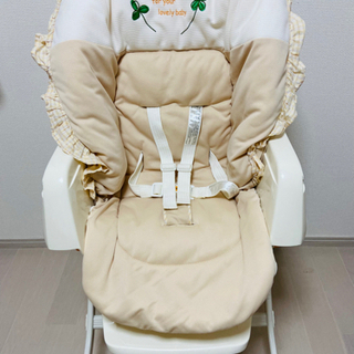 決まりました♡コンビ ♡ ハイローチェア 手動 机有 ♡の画像